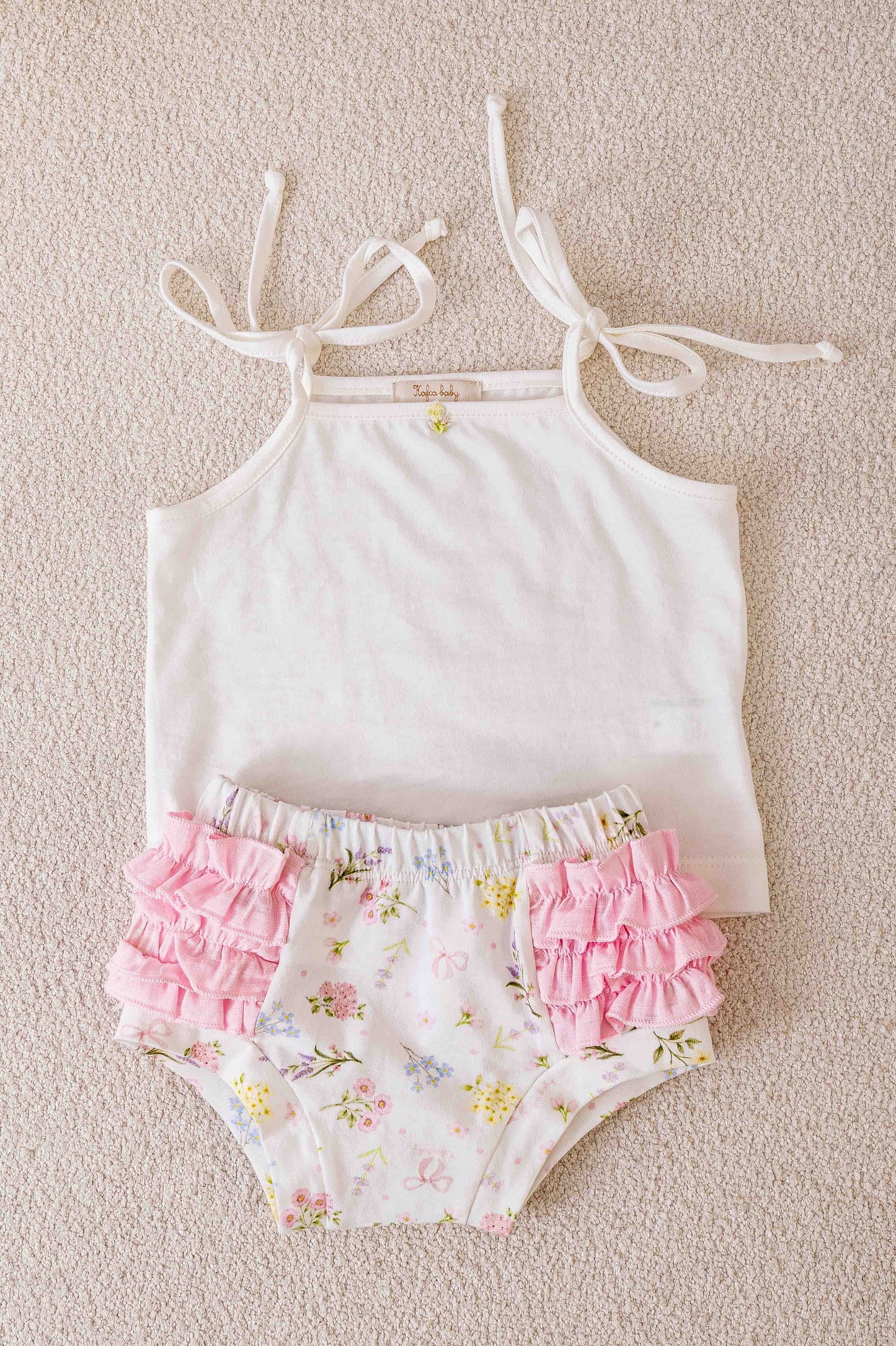 Conjunto Babado Flores Ref: 37414