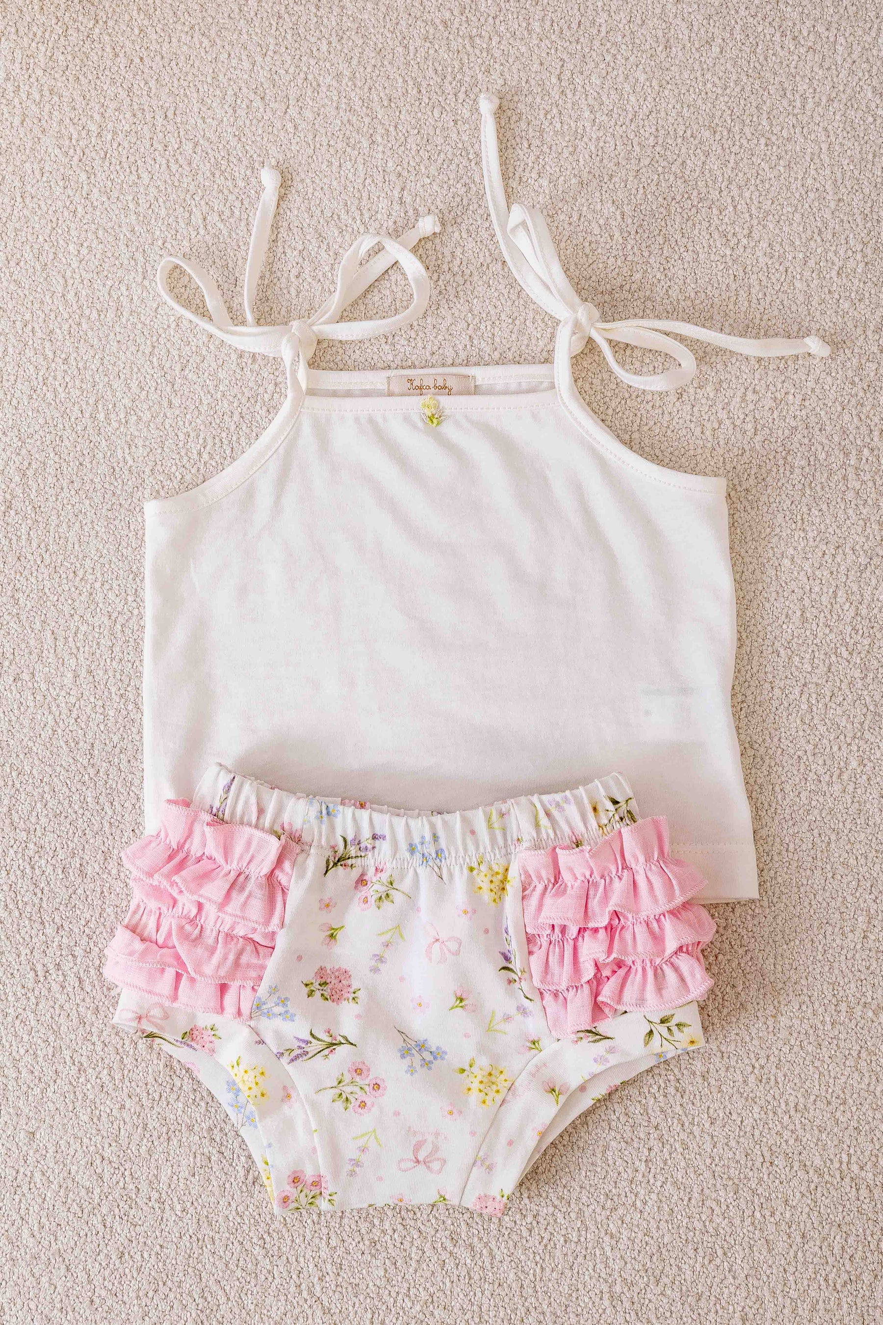 Conjunto Babado Flores Ref: 37414