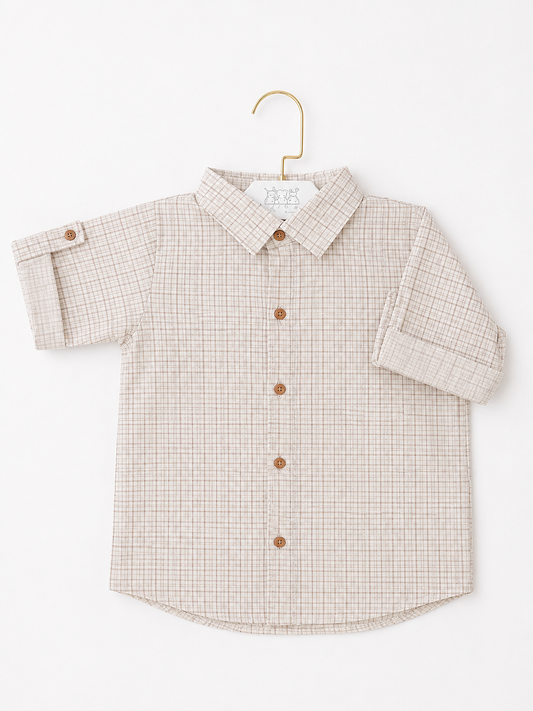 Camisa Xadrez 3/4 Ref: 38095