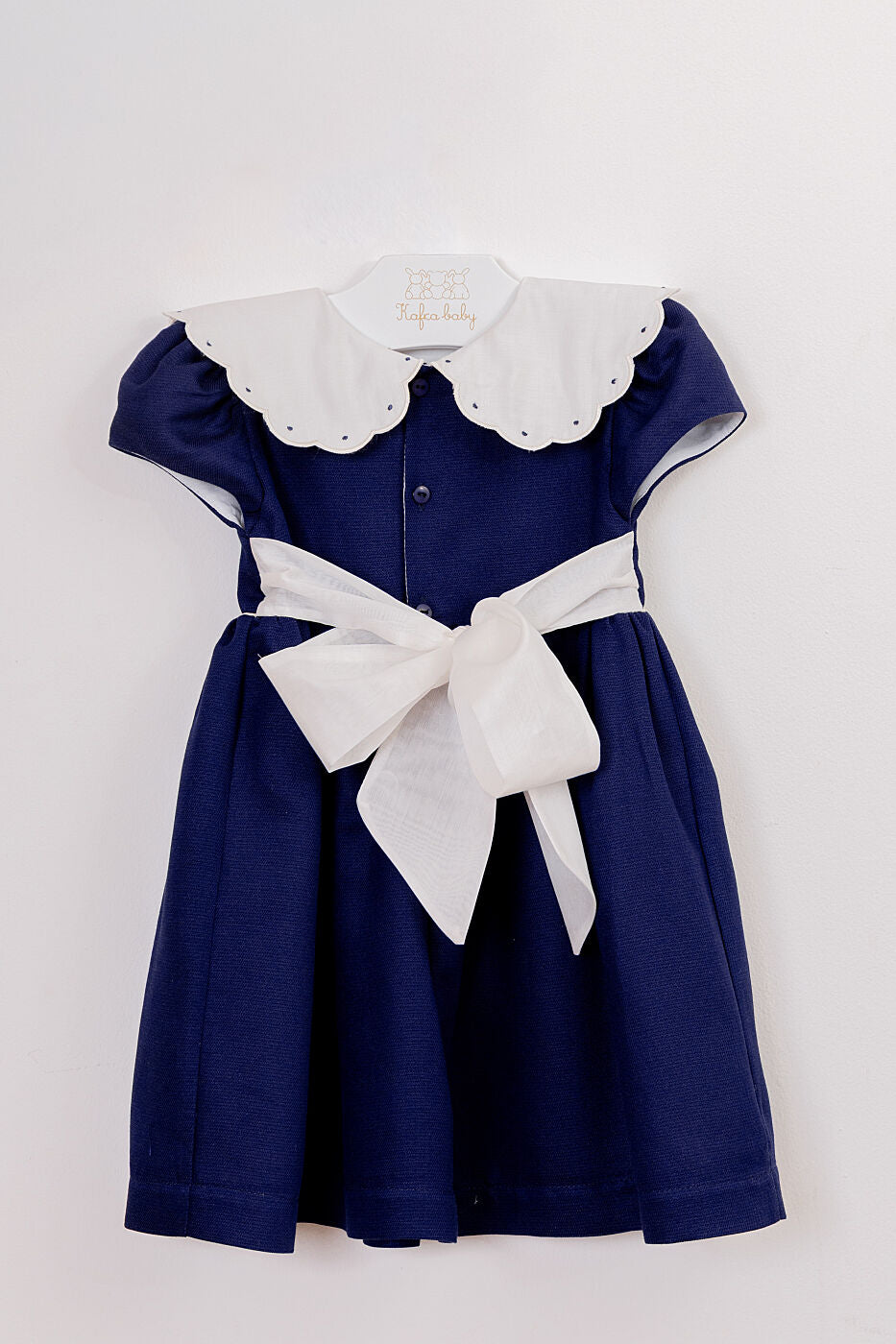 Vestido linho Gola Ref: 39353