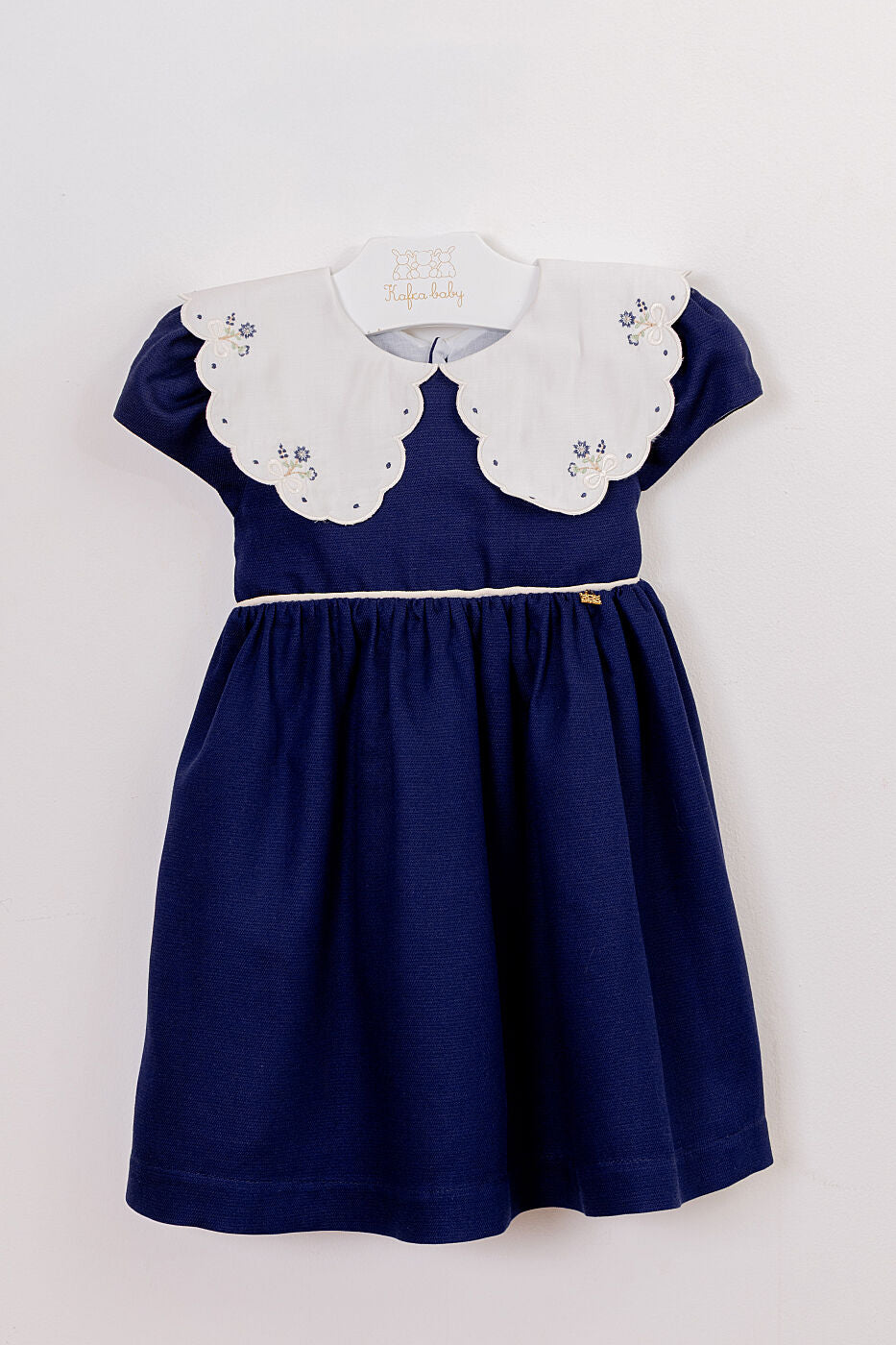 Vestido linho Gola Ref: 39353