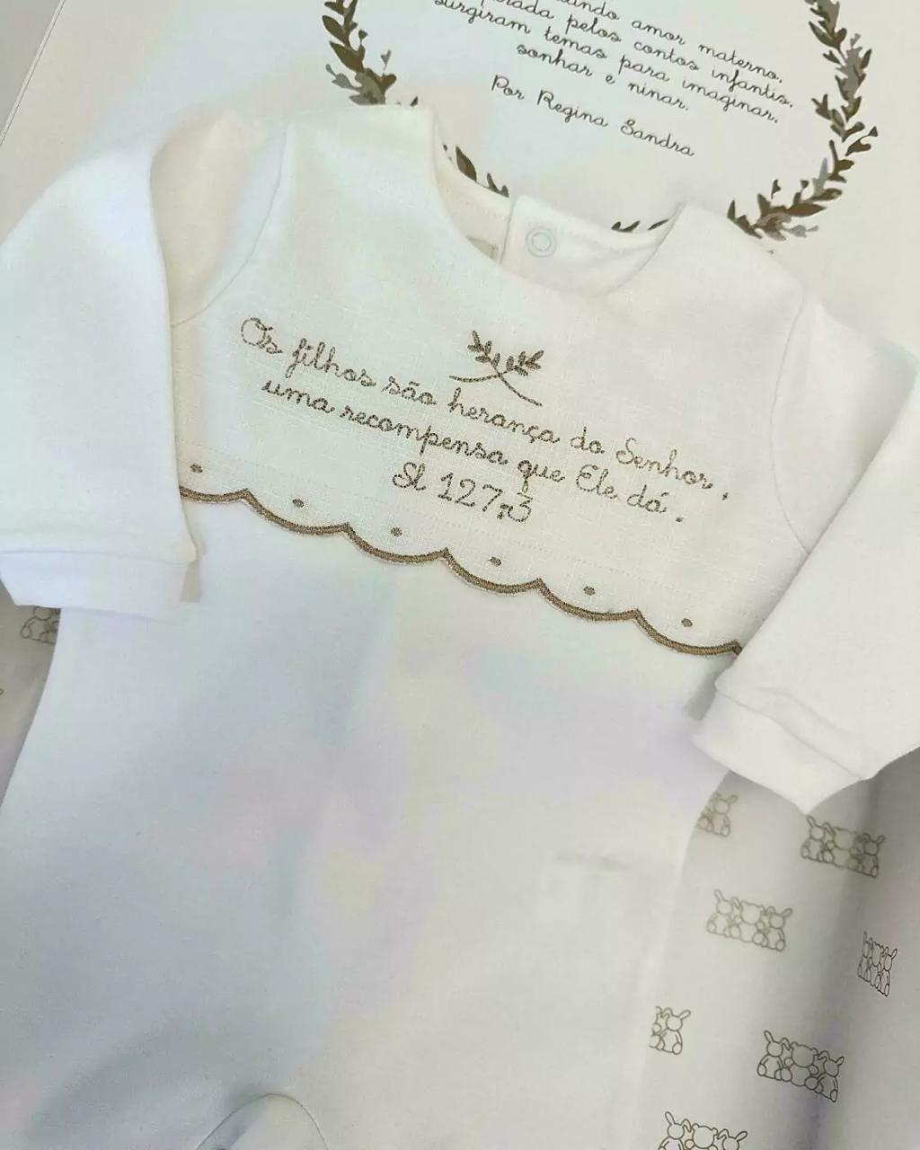 Macaquinho "Os Filhos São Herança..." Ref: 33389