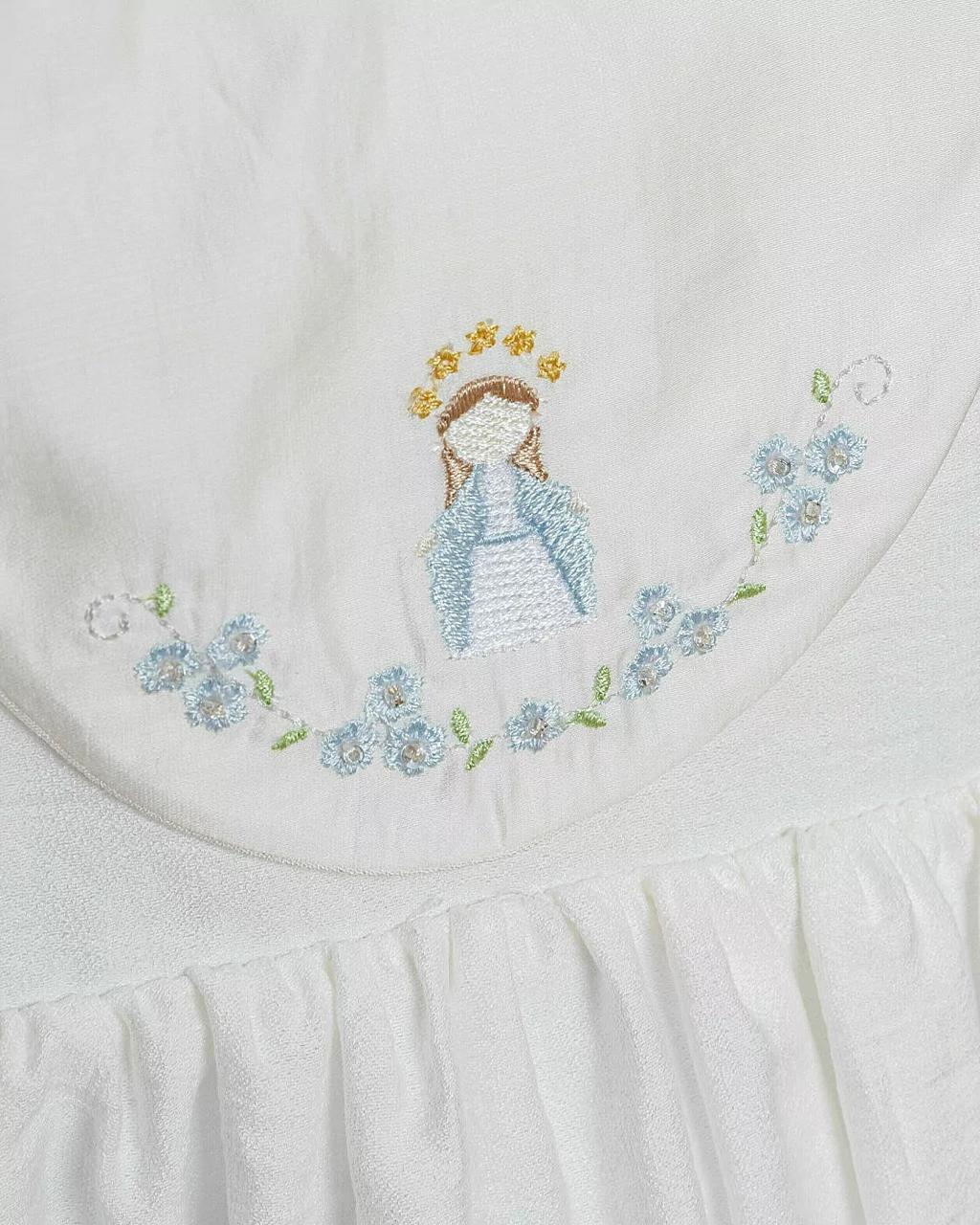 Vestido Batizado Nossa Senhora das Graças Ref: 39355