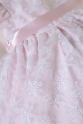 Vestido Batizado Renda com Touca Ref: 39252