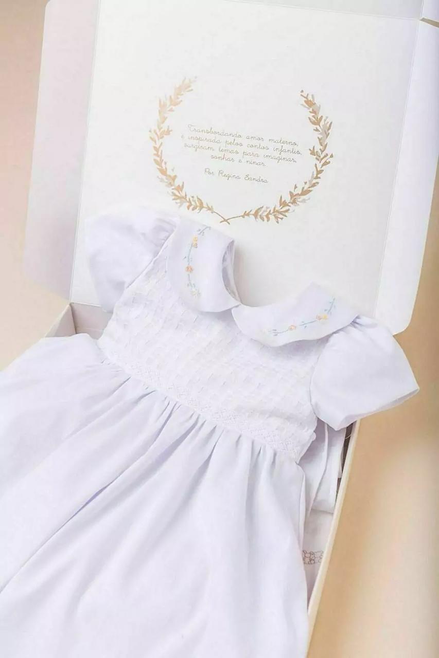 Vestido Batizado Nuvem Ref: 39283